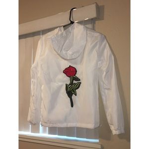 Rose design Wind Breaker Jacket🌹